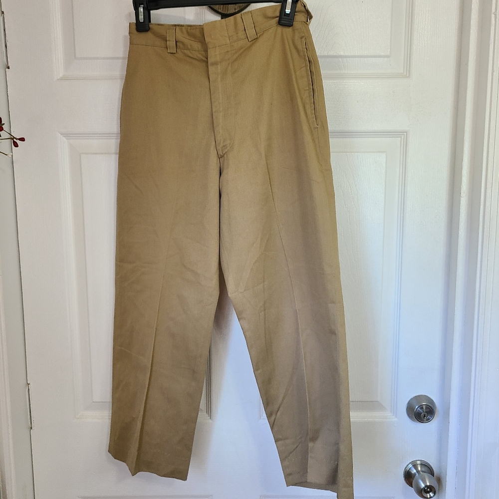 US Marines Men's Classic Khaki Pants, Size: 27 S, Color: Tan